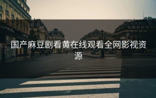 国产麻豆剧看黄在线观看全网影视资源