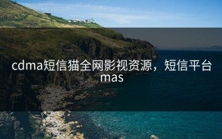 cdma短信猫全网影视资源，短信平台mas